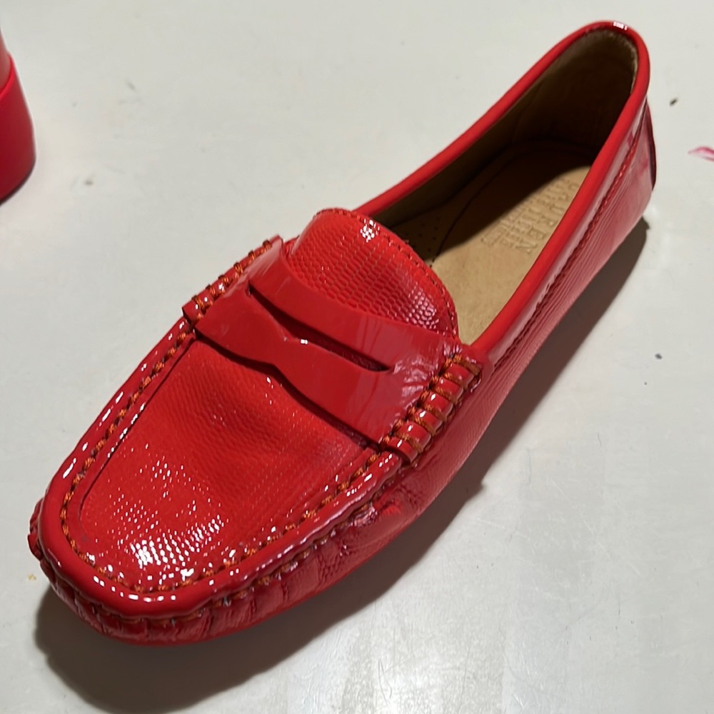 NWT patent leather driving shoes